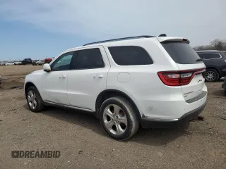 2015 Dodge Durango Limited with VIN 1C4RDJDG7FC772186, listed as a Copart auction lot 52730465 with 101,336 mi miles and Salvage title. Bid and sale history available at DreamBid. Image 2.
