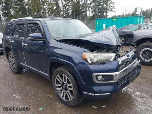2016 Toyota 4Runner Limited with VIN JTEBU5JR1G5300663, listed as a IAAI auction lot 41587552 with 66,480 mi miles. Bid and sale history available at carsss.com. Image 1.