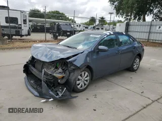 2016 Toyota Corolla L z VIN 5YFBURHE8GP378519, wystawiony jako Copart lot #56688895 z przebiegiem 104 767 mil mil oraz Szkoda całkowita • Salvage title. Historia ofert i sprzedaży dostępna na DreamBid. Obrazek 1.