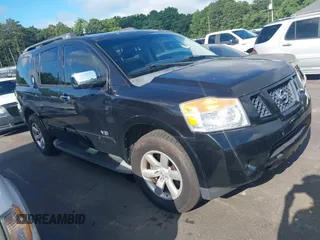 2008 Nissan Armada LE z VIN 5N1BA08D38N600714, wystawiony jako IAAI lot #42531726 z przebiegiem 226 326 mil mil oraz . Historia ofert i sprzedaży dostępna na DreamBid. Obrazek 1.