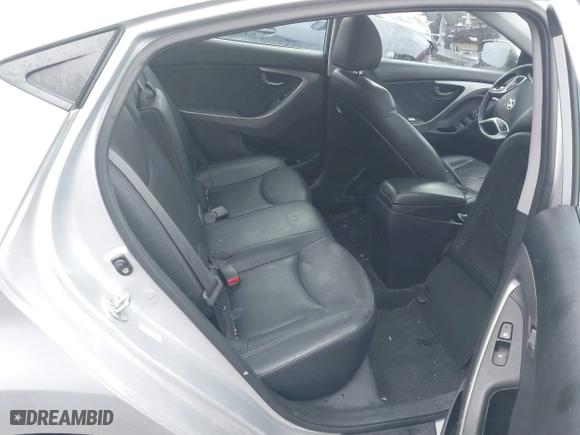 2012 Hyundai Elantra GLS with VIN KMHDH4AE6CU448280, listed as a IAAI auction lot 41548514 with 211,089 mi miles. Bid and sale history available at carsss.com. Image 8.
