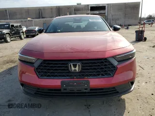 2024 Honda Accord Sport с VIN 1HGCY2F58RA076014, выставлен на аукционе Copart как лот 49226635 с пробегом 52 162 миль миль и Списание • Salvage title. История ставок и продаж доступна на DreamBid. Изображение 5.