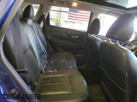 2017 Nissan Rogue S with VIN JN8AT2MV1HW028156, listed as a Copart auction lot 49515865 with 106,254 mi miles and Salvage Title. Bid and sale history available at carsss.com. Image 11.