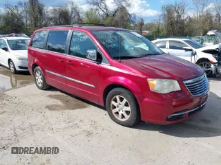 2012 Chrysler Town & Country Touring-L with VIN 2C4RC1CG6CR144174, listed as a IAAI auction lot 42003682 with 172,453 mi miles. Bid and sale history available at carsss.com. Image 1.