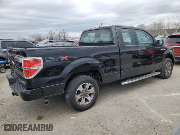 2013 Ford F-150 XL with VIN 1FTEX1CM9DFC18477, listed as a Copart auction lot 49625425 with 121,136 mi miles and Salvage Title. Bid and sale history available at carsss.com. Image 3.