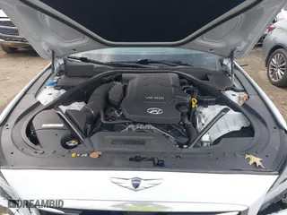 2016 Hyundai Genesis 3.8L with VIN KMHGN4JE7GU115307, listed as a IAAI auction lot 41457690 with 55,515 mi miles. Bid and sale history available at carsss.com. Image 10.
