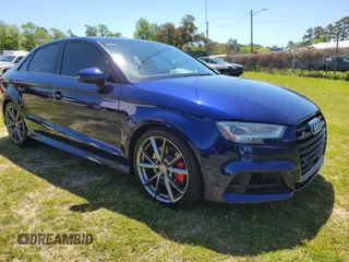 2017 Audi S3 Premium Plus with VIN WAUB1GFF3H1066152, listed as a IAAI auction lot 42032213 with 85,816 mi miles. Bid and sale history available at carsss.com. Image 2.