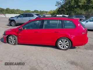 2017 Volkswagen Golf SportWagen S with VIN 3VW017AUXHM522857, listed as a IAAI auction lot 40334072 with 73,423 mi miles. Bid and sale history available at carsss.com. Image 15.