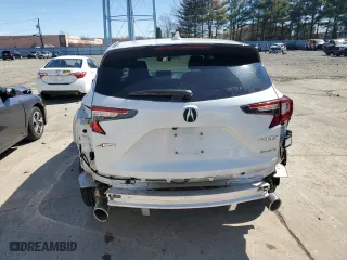 2023 Acura RDX w/A-Spec Package with VIN 5J8TC2H63PL000643, listed as a Copart auction lot 49445675 with 45,613 mi miles and Salvage Title. Bid and sale history available at carsss.com. Image 6.