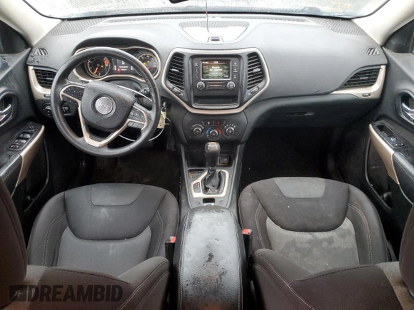 2018 Jeep Cherokee Latitude with VIN 1C4PJLCB3JD611984, listed as a Copart auction lot 43281375 with 145,126 mi miles and Salvage Title. Bid and sale history available at carsss.com. Image 8.