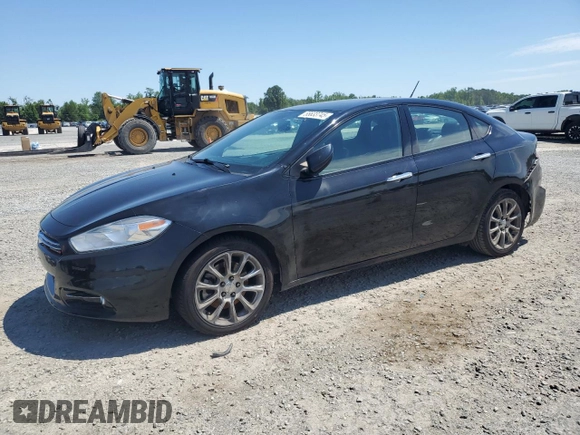 2013 Dodge Dart Limited with VIN 1C3CDFCA2DD293265, listed as a Copart auction lot 55633745 with 96,380 mi miles and Salvage title. Bid and sale history available at DreamBid. Image 1.