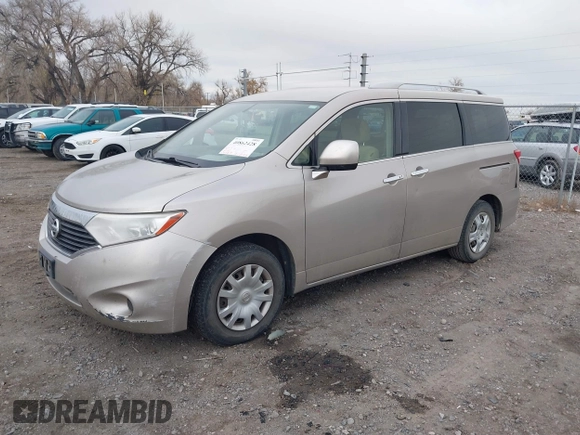 2012 Nissan Quest SL with VIN JN8AE2KP3C9041495, listed as a IAAI auction lot 40862428 with 204,371 mi miles. Bid and sale history available at carsss.com. Image 2.
