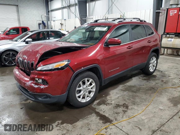2016 Jeep Cherokee Latitude z VIN 1C4PJMCS3GW142740, wystawiony jako Copart lot #53575865 z przebiegiem 87 720 mil mil oraz Szkoda całkowita • Salvage title. Historia ofert i sprzedaży dostępna na DreamBid. Obrazek 1.