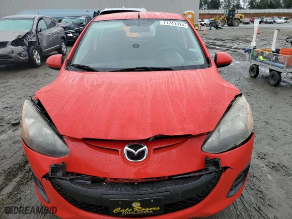 2012 Mazda Mazda2 Sport with VIN JM1DE1KY0C0142042, listed as a Copart auction lot 71741314 with 106,232 mi miles and Salvage Title. Bid and sale history available at carsss.com. Image 5.