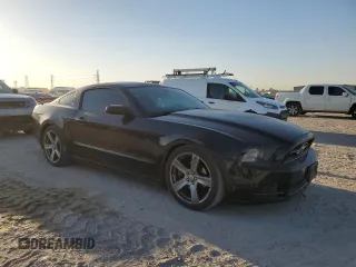 2013 Ford Mustang V6 with VIN 1ZVBP8AM5D5235990, listed as a Copart auction lot 50133225 with 155,947 mi miles and Clean title. Bid and sale history available at DreamBid. Image 4.