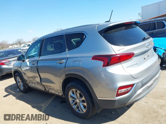 2020 Hyundai Santa Fe Essential with VIN 5NMS2CAD2LH285861, listed as a IAAI auction lot 41663398 with 37,756 mi miles. Bid and sale history available at carsss.com. Image 14.
