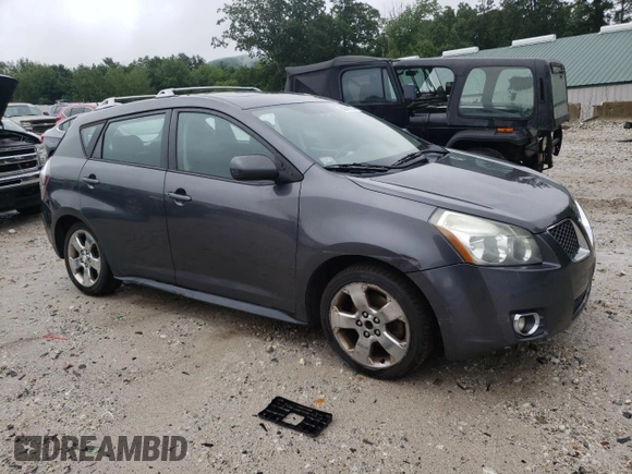 2009 Pontiac Vibe with VIN 5Y2SM67079Z468581, listed as a Copart auction lot 76523994 with 180,357 mi miles and Non Repairable. Bid and sale history available at carsss.com. Image 4.