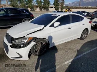 2017 Hyundai Elantra SE with VIN 5NPD84LF7HH024196, listed as a Copart auction lot 45602895 with 116,069 mi miles and Salvage title. Bid and sale history available at DreamBid. Image 1.