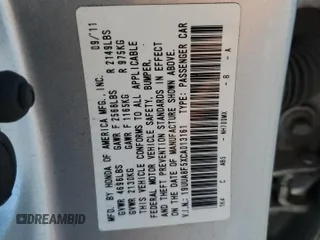 2012 Acura TL Tech Auto with VIN 19UUA8F5XCA013161, listed as a Copart auction lot 89212515 with 204,074 mi miles and Salvage Title. Bid and sale history available at carsss.com. Image 12.