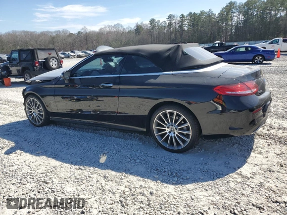 2017 Mercedes-Benz C 300 with VIN WDDWK4JB3HF541585, listed as a Copart auction lot 47326165 with 57,017 mi miles and Salvage Title. Bid and sale history available at DreamBid. Image 2.