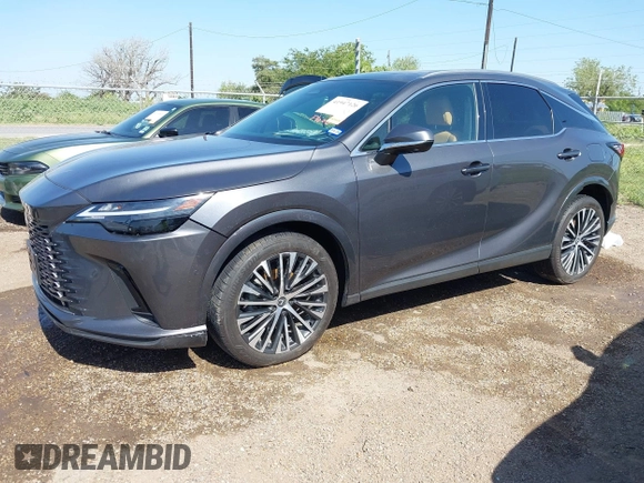 2024 Lexus RX 350 z VIN 2T2BAMBA5RC033402, wystawiony jako IAAI lot #41947126 z przebiegiem Nie podano mil oraz . Historia ofert i sprzedaży dostępna na DreamBid. Obrazek 2.