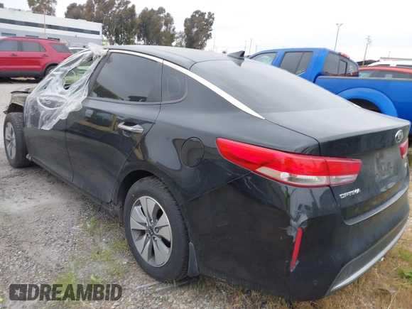 2017 Kia Optima Hybrid with VIN KNAGT4LEXH5014570, listed as a IAAI auction lot 41910017 with 126,532 mi miles. Bid and sale history available at carsss.com. Image 3.