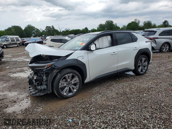 2023 Subaru Solterra Touring with VIN JTMABABA4PA003434, listed as a Copart auction lot 59837165 with 9,587 mi miles and Salvage title. Bid and sale history available at DreamBid. Image 1.