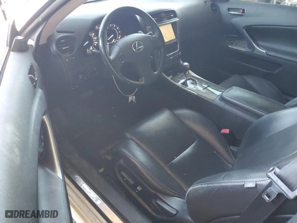 2010 Lexus IS 250C with VIN JTHFF2C2XA2500852, listed as a Copart auction lot 44275235 with 128,632 mi miles and Salvage Title. Bid and sale history available at carsss.com. Image 8.