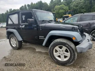 2016 Jeep Wrangler Willys Wheeler with VIN 1C4GJWAG6GL326498, listed as a Copart auction lot 62849715 with 49,414 mi miles and Salvage title. Bid and sale history available at DreamBid. Image 4.