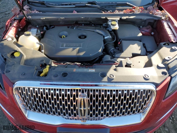 2019 Lincoln MKC Standard with VIN 5LMCJ1D98KUL51817, listed as a Copart auction lot 36940254 with 25,877 mi miles. Bid and sale history available at carsss.com. Image 11.