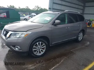 2013 Nissan Pathfinder SV with VIN 5N1AR2MNXDC627266, listed as a IAAI auction lot 42284429 with 163,910 mi miles and . Bid and sale history available at DreamBid. Image 2.