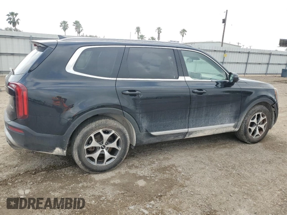 2020 Kia Telluride EX with VIN 5XYP34HC1LG047435, listed as a Copart auction lot 54211185 with Not provided miles and Salvage title. Bid and sale history available at DreamBid. Image 3.