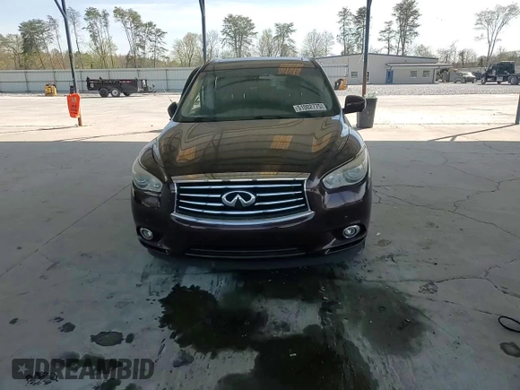 2013 Infiniti JX35 with VIN 5N1AL0MM9DC337002, listed as a Copart auction lot 51002775 with 128,836 mi miles and Salvage Title. Bid and sale history available at carsss.com. Image 11.