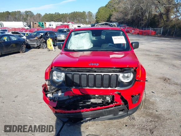 2021 Jeep Renegade Upland with VIN ZACNJDAB1MPM37898, listed as a IAAI auction lot 41276713 with 12,000 mi miles and . Bid and sale history available at DreamBid. Image 12.