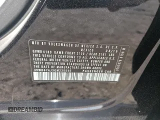 2016 Volkswagen Jetta Sedan 1.4T SE with VIN 3VWD67AJ3GM235545, listed as a Copart auction lot 48983525 with 151,455 mi miles and Salvage Title. Bid and sale history available at carsss.com. Image 13.