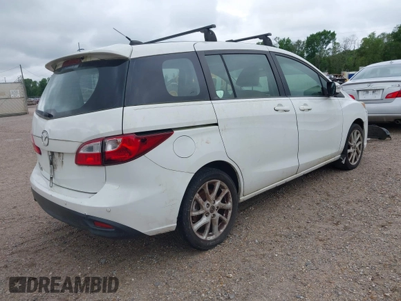 2014 Mazda 5 Touring with VIN JM1CW2CLXE0171407, listed as a IAAI auction lot 41902688 with 106,957 mi miles. Bid and sale history available at carsss.com. Image 4.