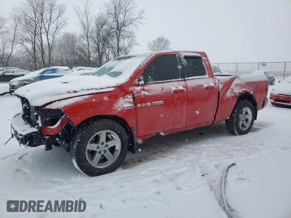 2012 Ram 1500 Sport with VIN 1C6RD7HTXCS262580, listed as a Copart auction lot 87589205 with 132,126 mi miles and Clean title. Bid and sale history available at DreamBid. Image 1.