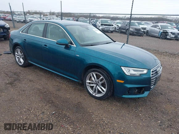 2017 Audi A4 with VIN WAUENBF41HA063494, listed as a IAAI auction lot 41965803 with 61,926 mi miles and . Bid and sale history available at DreamBid. Image 1.