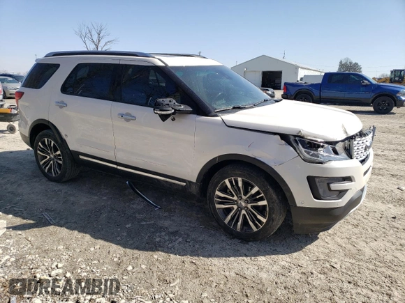2016 Ford Explorer Platinum with VIN 1FM5K8HT1GGC84748, listed as a Copart auction lot 48681925 with 159,968 mi miles and Clean Title. Bid and sale history available at DreamBid. Image 4.