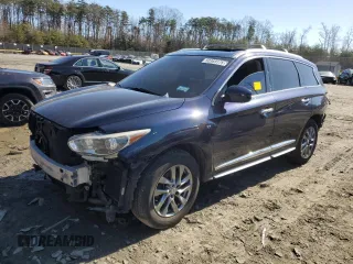 2015 Infiniti QX60 with VIN 5N1AL0MM9FC532911, listed as a Copart auction lot 50369175 with 105,673 mi miles and Salvage Title. Bid and sale history available at DreamBid. Image 1.