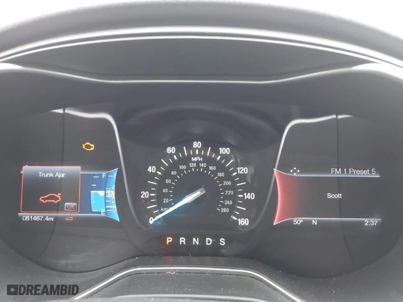 2016 Ford Fusion SE with VIN 3FA6P0HD2GR252281, listed as a IAAI auction lot 41521310 with 81,467 mi miles. Bid and sale history available at carsss.com. Image 7.