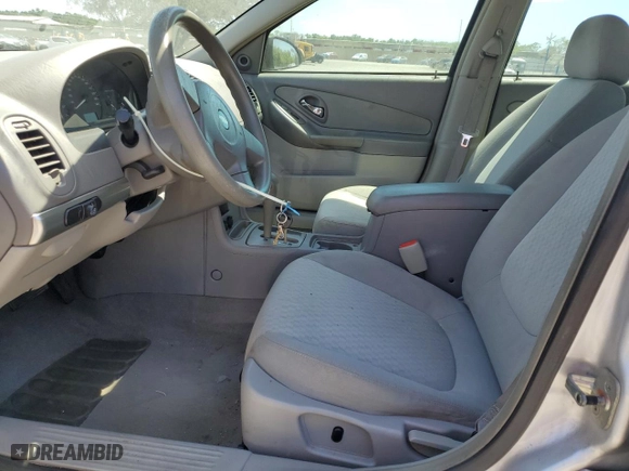 2005 Chevrolet Malibu with VIN 1G1ZS52F55F274758, listed as a Copart auction lot 53556275 with 136,849 mi miles and Salvage Title. Bid and sale history available at carsss.com. Image 7.