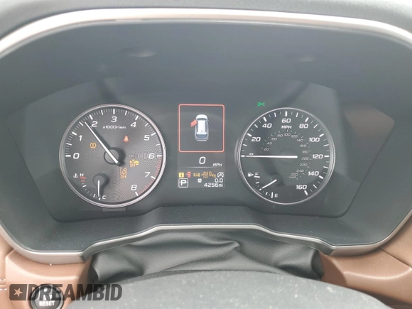 2025 Subaru Outback Touring with VIN 4S4BTAPC5S3149300, listed as a Copart auction lot 58577175 with 4,256 mi miles and Salvage title. Bid and sale history available at DreamBid. Image 9.