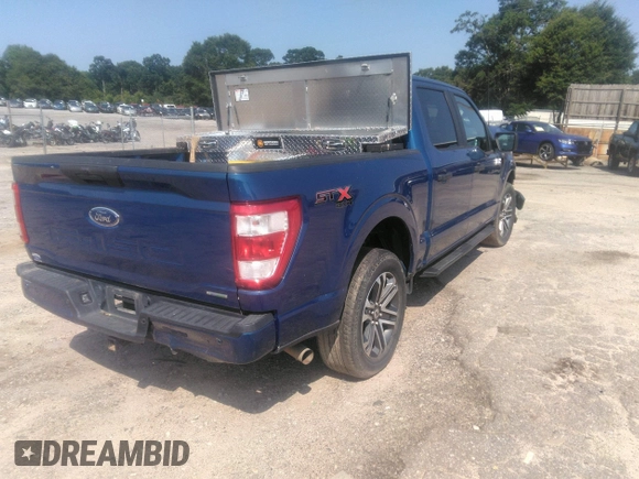 2022 Ford F-150 XL with VIN 1FTEW1EP3NKD77904, listed as a IAAI auction lot 42606099 with 88,961 mi miles and . Bid and sale history available at DreamBid. Image 4.