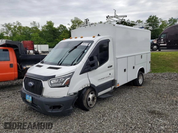 2022 Ford Transit с VIN 1FDBF6PG3NKA11899, выставлен на аукционе Copart как лот 55435745 с пробегом 57 877 миль миль и Списание • Salvage title. История ставок и продаж доступна на DreamBid. Изображение 1.