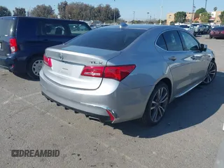 2020 Acura TLX w/Technology Pkg with VIN 19UUB2F4XLA002467, listed as a IAAI auction lot 41836856 with 49,127 mi miles. Bid and sale history available at carsss.com. Image 4.