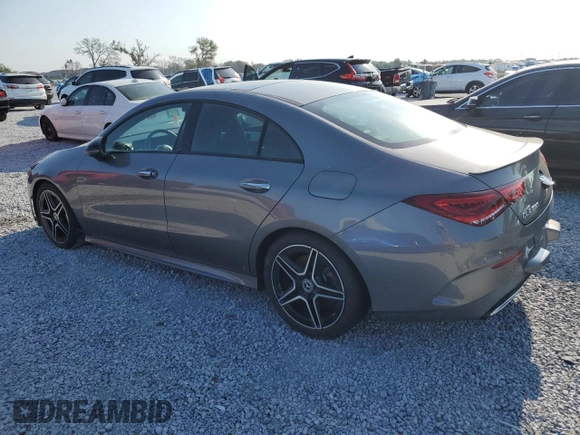 2021 Mercedes-Benz CLA 250 z VIN W1K5J4HB0MN172494, wystawiony jako Copart lot #58240815 z przebiegiem Nie podano mil oraz Szkoda całkowita • Salvage title. Historia ofert i sprzedaży dostępna na DreamBid. Obrazek 2.