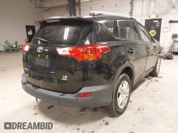 2015 Toyota RAV4 LE with VIN 2T3BFREV5FW349577, listed as a IAAI auction lot 41823101 with 173,847 mi miles. Bid and sale history available at carsss.com. Image 4.