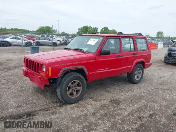 1999 Jeep Cherokee Sport with VIN 1J4FT68S6XL511158, listed as a IAAI auction lot 42170917 with 251,442 mi miles and . Bid and sale history available at DreamBid. Image 2.