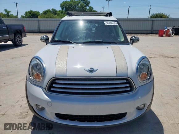2012 MINI Countryman z VIN WMWZB3C56CWM30897, wystawiony jako Copart lot #58439375 z przebiegiem 160 455 mil mil oraz Czysty tytuł • Clean title. Historia ofert i sprzedaży dostępna na DreamBid. Obrazek 5.